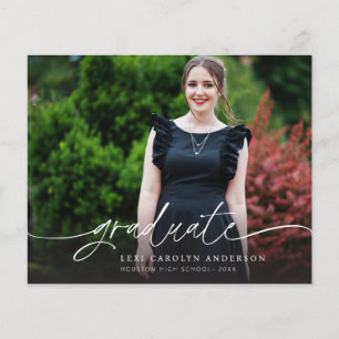 Budget MOD Photo & Calli 4 Graduation Announcement Flyer