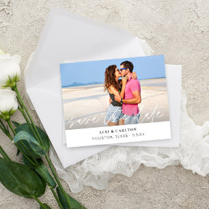 Budget MOD Photo & Calligraphy 4 W Save the Date