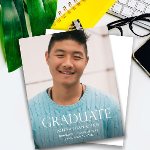 Budget Mod Photo Graduation Party Vertical