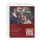 Budget Modern Burgundy Red Photo Wedding Invite