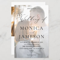 Budget Modern Calligraphy V2 Photo Wedding MED