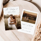Budget Modern Minimalist Boho 2 Photo Wedding