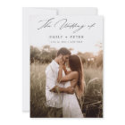 Budget Modern Minimalist Boho 2 Photo Wedding