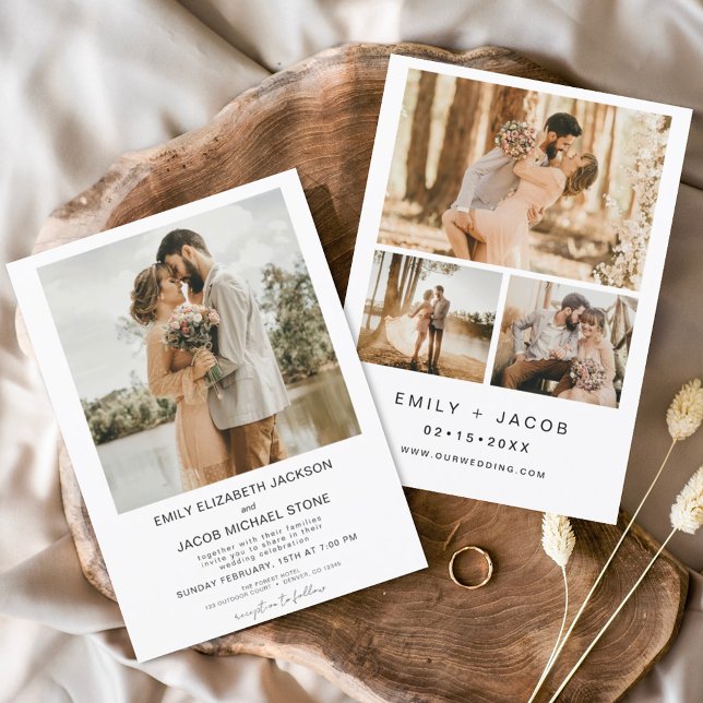 Budget Modern Minimalist White Wedding Photo 4 (Creator Uploaded)