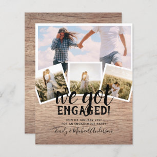 BUDGET Modern PHOTO ENGAGEMENT Announcement