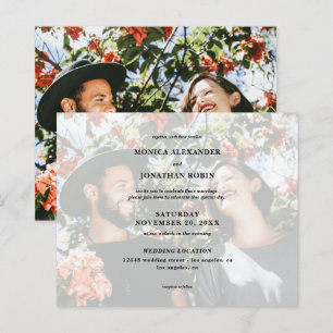 Budget Modern Photo Horizontal Wedding