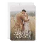 Budget Modern Simple Type Names Photo Wedding