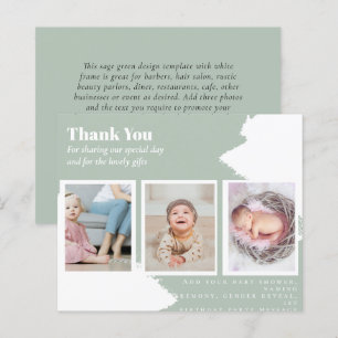 BUDGET Modern Thank You Photo Collage ANY EVENT