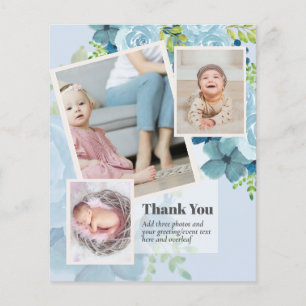 BUDGET Modern Thank You Photo Collage ANY EVENT Flyer