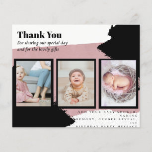 BUDGET Modern Thank You Photo Collage ANY EVENT Flyer