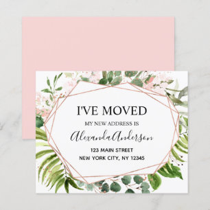 Budget Moving Announcement Eucalyptus Greenery