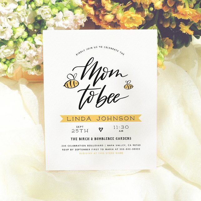 Budget Mum To Bee Cute Gender Neutral Baby Shower (Creator Uploaded)