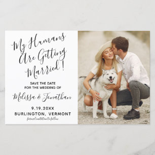 Budget My Humans Are Getting Married Dog Wedding