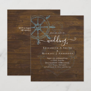 BUDGET Nautical Ships Wheel Wedding