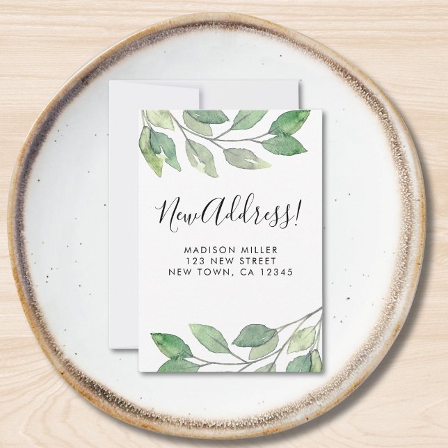 Budget New Address Moving Announcement Mini Card (Creator Uploaded)