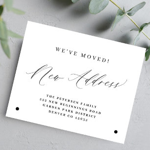 Budget new address simple moving announcement