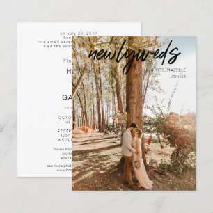 Budget Newlyweds B 1 Photo Post Wedding Reception