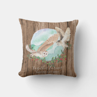 BUDGET Newlyweds Custom Wedding Gifts OWLS Cushion