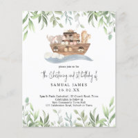 Budget Noahs Ark Green Christening & 1st Birthday