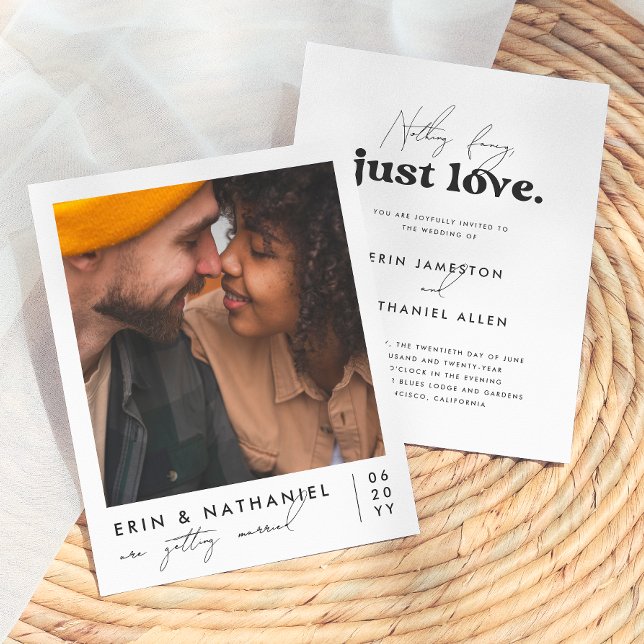 Budget Nothing Fancy Just Love Retro Wedding (Creator Uploaded)