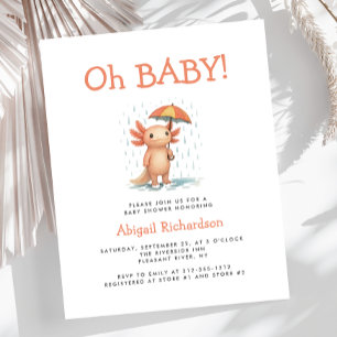Budget Oh Baby Cute Axolotl Baby Shower