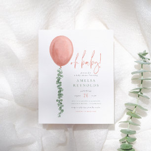 Budget Oh Baby Eucalyptus Balloon Baby Girl Shower