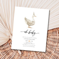 BUDGET Oh Baby Goose Gender Neutral Baby Shower