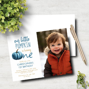 Budget Our Little Pumpkin Blue 1st Birthday