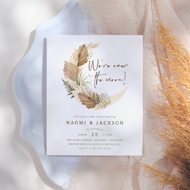 Budget Over The Moon Pampas Couples Baby Shower (Creator Uploaded)