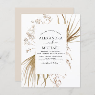 Budget Pampas Grass Bohemian Boho Wedding