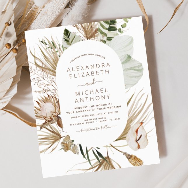 Budget Pampas Grass Bohemian Eucalyptus Wedding  (Creator Uploaded)