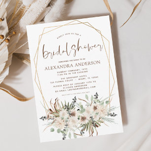 Budget Pampas Grass Bridal Shower Boho Eucalyptus