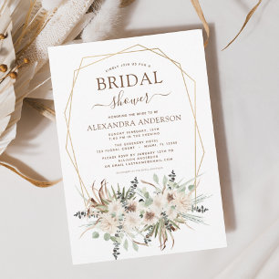 Budget Pampas Grass Bridal Shower Boho Eucalyptus