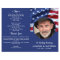 Budget Patriotic USA Flag Veteran Funeral Program