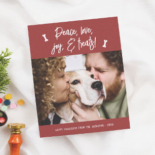 Budget Peace Love Treats Christmas Holiday Photo