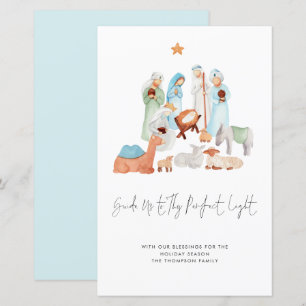 Budget Perfect Light We Three Kings Holiday Card
