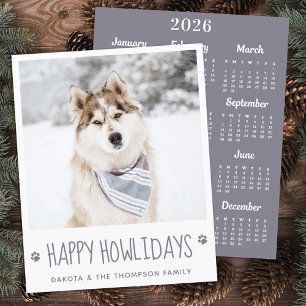Budget Pet Photo Happy Holidays Dog 2025 Calendar