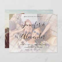 Budget Photo & Big Names Horizontal Photo Wedding