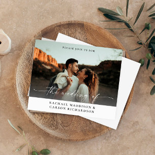 Budget Photo & Calligraphy 3B Horizontal Wedding