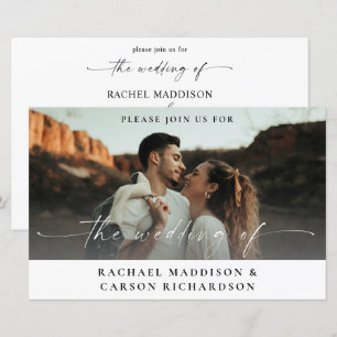 Budget Photo & Calligraphy 3B Horizontal Wedding M