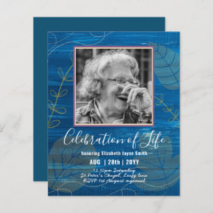 BUDGET PHOTO Celebration of Life INVITATIONS