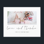 Budget Photo Christmas 2026 Calendar Love Thanks<br><div class="desc">A value for money BUDGET alternative on a smaller size 4.5 x 5.6” semi-gloss 110lbs weight, which is of similar thickness to a postcard (however is not suitable to use as a postcard.). PLEASE NOTE there is ONE per sheet. Budget Photo Christmas 2026 Calendar Love Thanks. Combine your Christmas thank...</div>