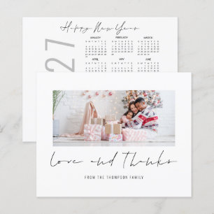 Budget Photo Christmas 2027 Calendar Love Thanks