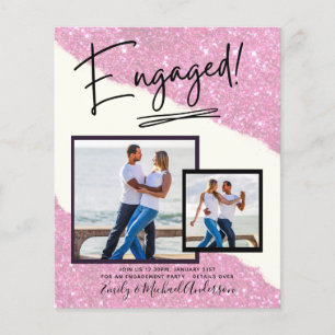 BUDGET PHOTO ENGAGEMENT Invite Announcement SCRIPT Flyer