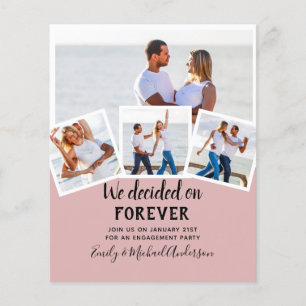 BUDGET PHOTO ENGAGEMENT INVITE - any colour  Flyer