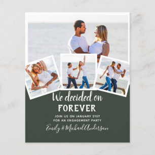 BUDGET PHOTO ENGAGEMENT INVITE - any colour  Flyer