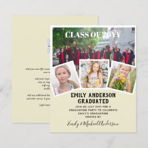BUDGET Photo GRADUATION Invite Announcement ThankU