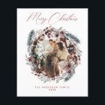 Budget Photo Holiday Card<br><div class="desc">Create a lasting impression this season with a unique holiday card. This simple,  Christmas tree card template features a clean,  modern design. Customise it with your information and make it uniquely yours!</div>