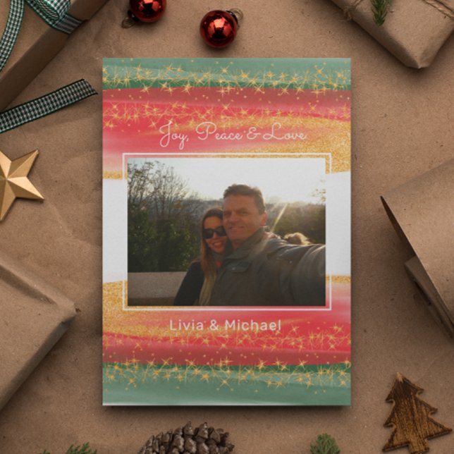 Budget Photo Merry Christmas Card (Creator Uploaded)