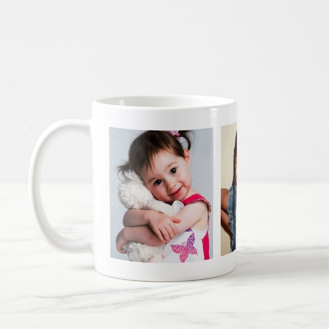 BUDGET PHOTO MUG - Grandchildren Grandkids Collage (Left)